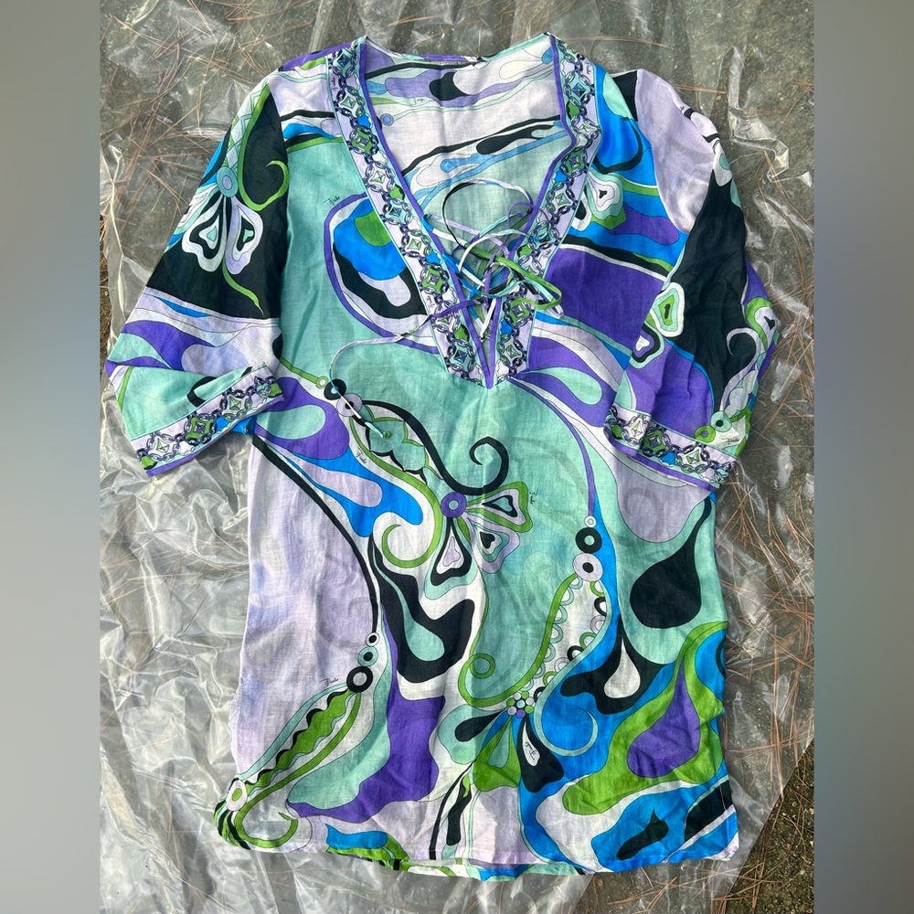 Emilio Pucci beach tunic Small